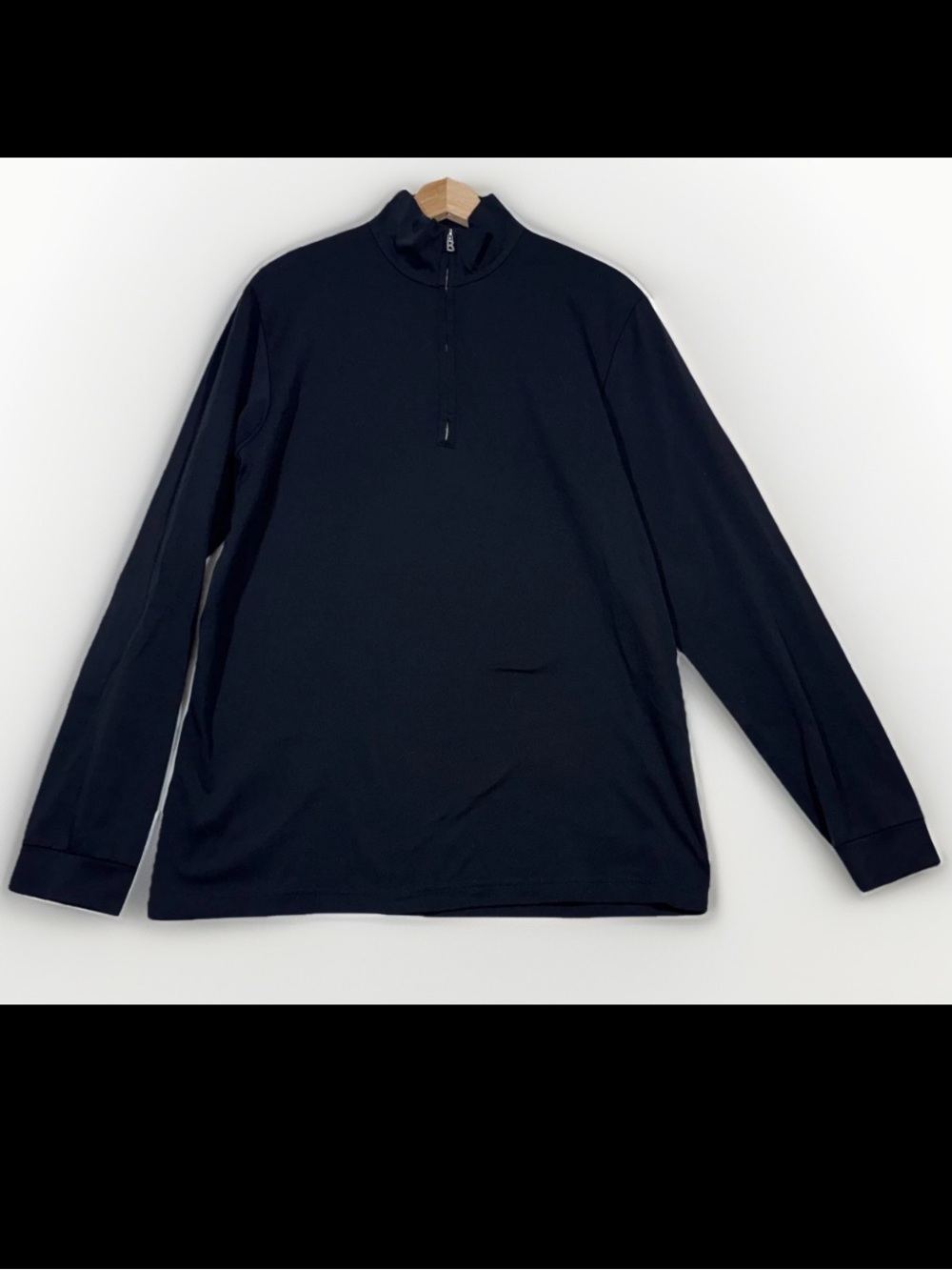 Bogner First Layer 1/4 Zip Pullover Mens Medium Black Ski Performance